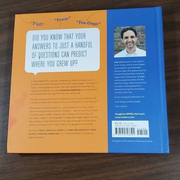 Speaking American‎ A Visual Guide Coffee Table Book by Josh Katz - Picture 2 of 3